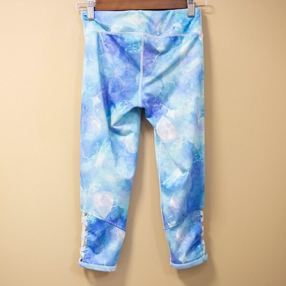 3 For $10 𝅺90 Degree by Reflex Tie Dye Cropped Leggings large (12-14) - Picture 5 of 7